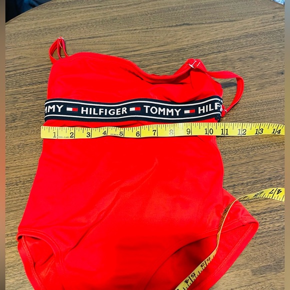 Tommy Hilfiger Bold Red One-Piece - Picture 3 of 4